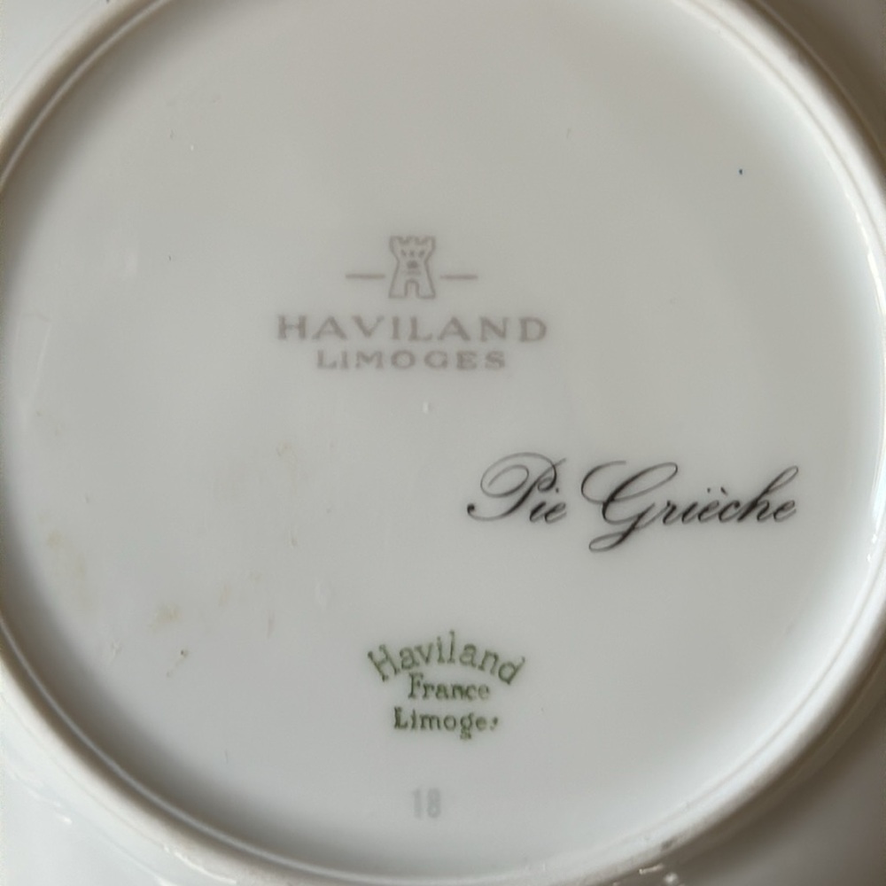 Haviland Limoges France Pie Grieche bird plate - Picture 3 of 6